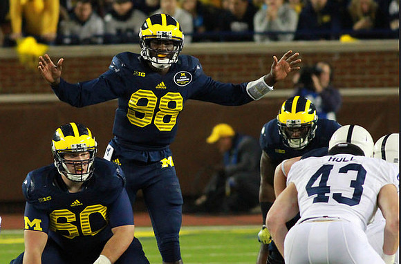 Jack Miller (60) and Devin Gardner (98)