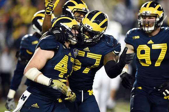 Jake Ryan (47), Frank Clark (57), and Brennen Beyer (97)