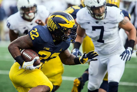Karan Higdon (22)