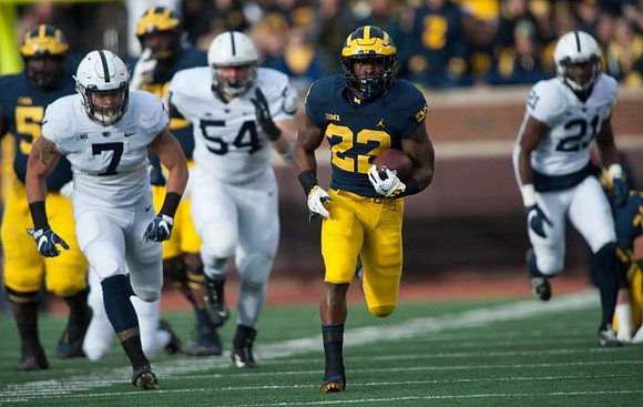 Karan Higdon (22)
