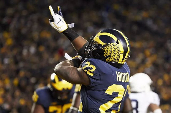 Karan Higdon (22)