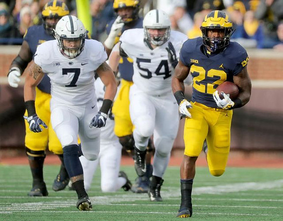 Karan Higdon (22)