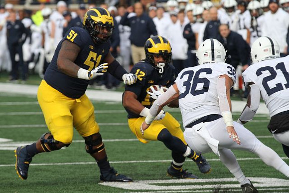 Cesar Ruiz (51) and Chris Evans (12)