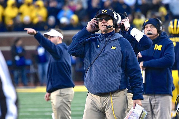 Jim Harbaugh and Don Brown
