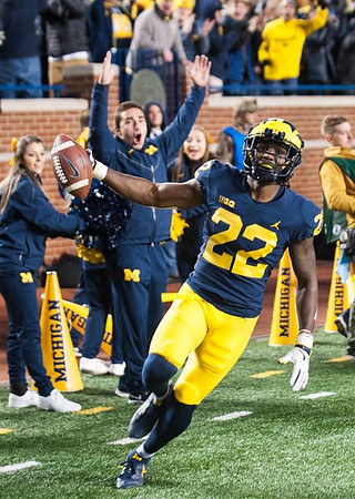 Karan Higdon (22)