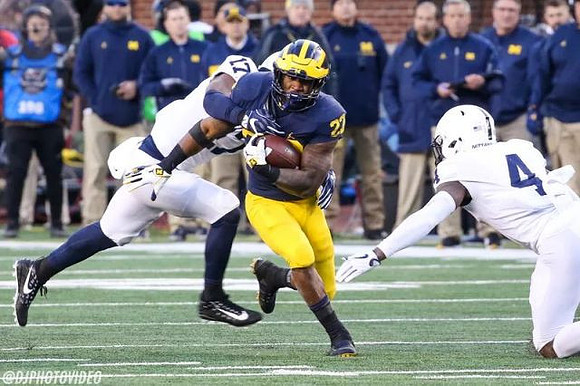 Karan Higdon (22)