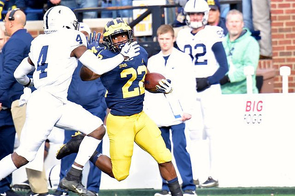 Karan Higdon (22)
