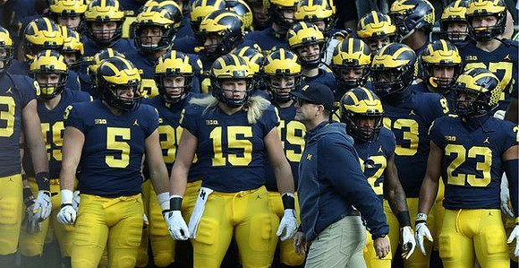 Jim Harbaugh and Michigan Team