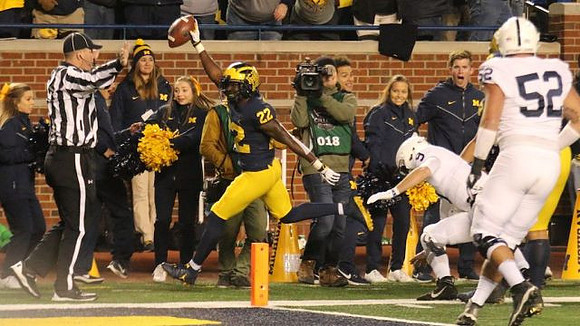 Karan Higdon (22)