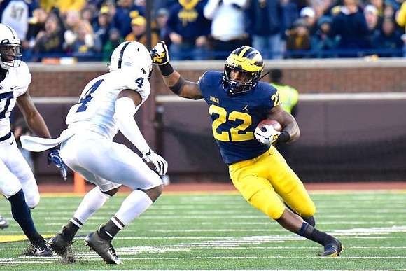 Karan Higdon (22)