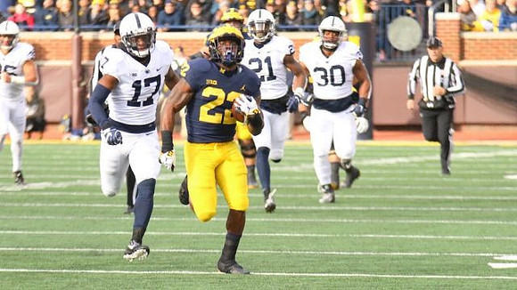 Karan Higdon (22)