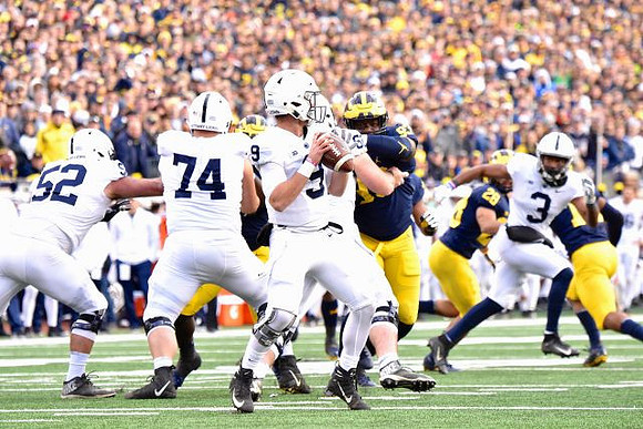 Lawrence Marshall (93) and Brandon Watson (28)