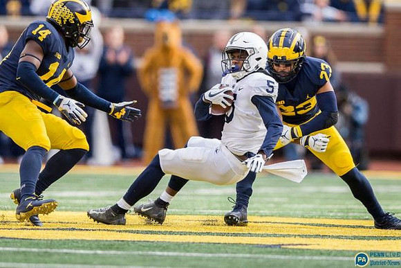 Josh Metellus (14) and Tyree Kinnel (23)