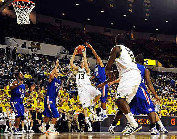 Matt Vogrich (13) and Anthony Wright (12)