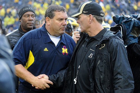 Brady Hoke and Danny Hope