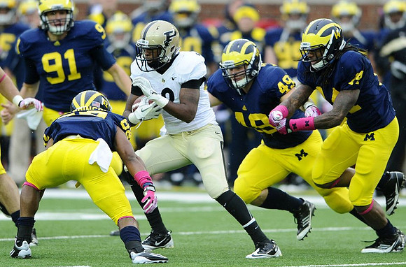Tom Pomarico (91), Terrence Robinson (82), John McColgan (49), and Josh Furman (14)