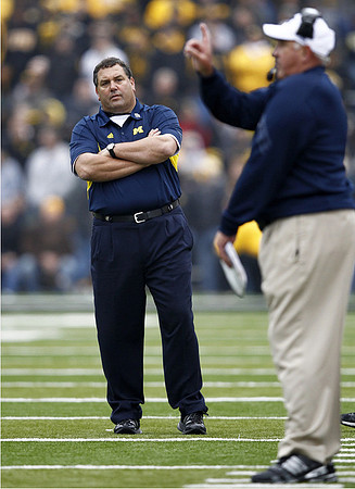 Brady Hoke and Greg Mattison