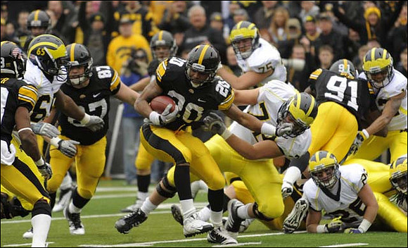 Patrick Omameh (65), Mark Huyge (72), Michael Schofield (75), and Drew Dileo (26)
