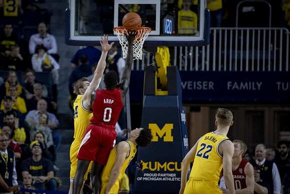 Jaron Faulds (44), Adrien Nunez (5), and Cole Bajema (22)