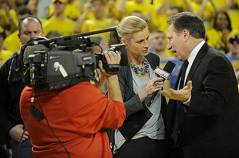 Erin Andrews and Tom Izzo