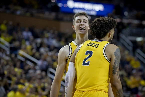 Franz Wagner (21) and Isaiah Livers (2)