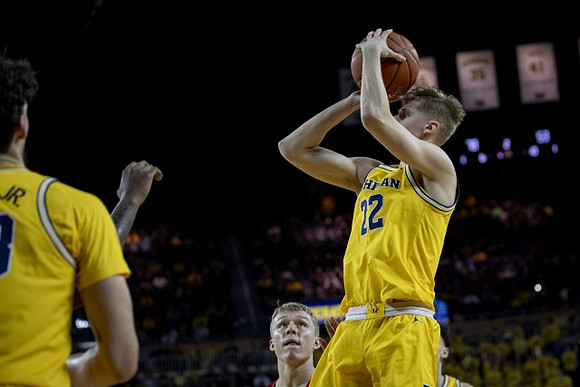 Brandon Johns Jr. (23) and Cole Bajema (22)