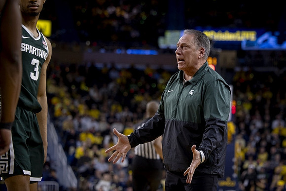 Michigan State Head Coach Tom Izzo