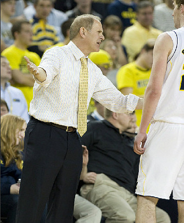 John Beilein and Evan Smotrycz (23)