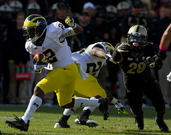 Vincent Smith (2) and Fitzgerald Toussaint (28)