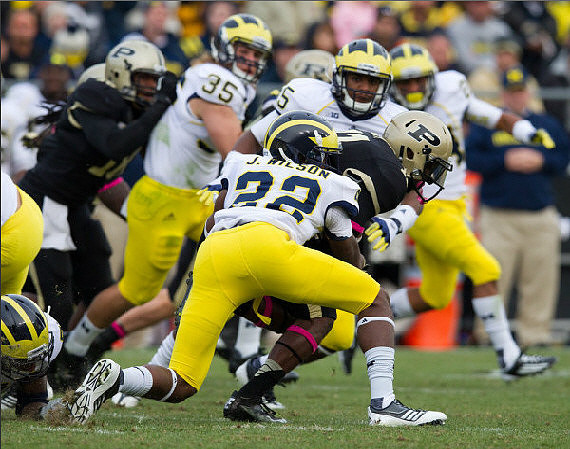 Jarrod Wilson (22) and Joe Bolden (35)