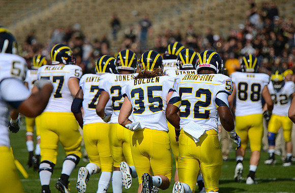 Jibreel Black (55), Elliott Mealer (57), Brandin Hawthorne (7), Mike Jones (27), Joe Bolden (35), Paul Gyarmati (31), Royce Jenkins-Stone (52), Craig Roh (88), and Jordan Kovacs (32)