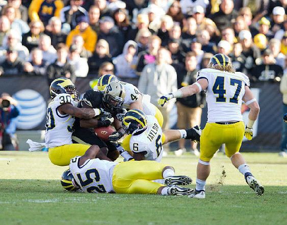 Thomas Gordon (30), Kenny Demens (25), Raymon Taylor (6), Desmond Morgan (44), and Jake Ryan (47)