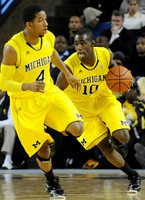 Darius Morris (4) and Tim Hardaway Jr. (10)