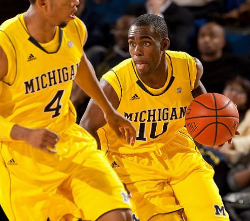 Darius Morris (4) and Tim Hardaway Jr. (10)