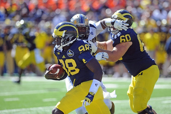 Devin Gardner (98) and Jack Miller (60)