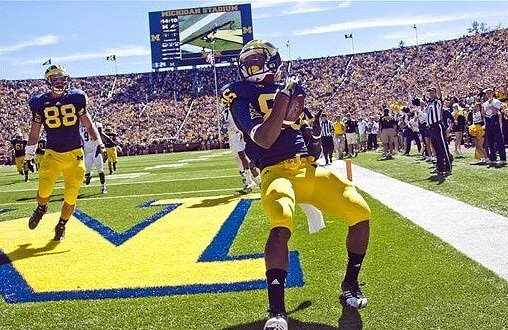 Jake Butt (88) and Jehu Chesson (86)