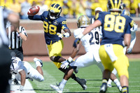 Devin Gardner (98) and Jake Butt (88)