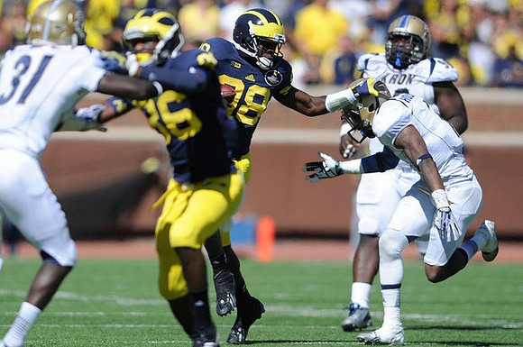 Jehu Chesson (86) and Devin Gardner (98)