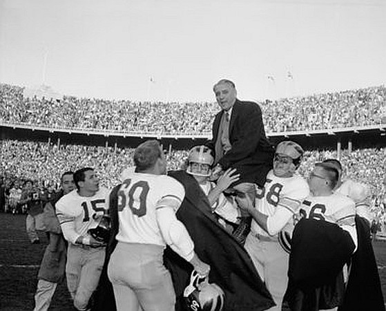 1958 Season-Ohio State: Bennie Oosterbaan, John Batsakes (15), Douglas Oppman (60), Gordon Morrow (58), and William MacPhee (56)