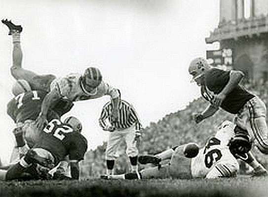 1958 Season-Ohio State: John Batsakes (15) and Harry Newman (46)