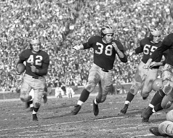 1948 Season-Illinois: Walter Teninga (42), Dick Kempthorn (38), and Dominic Tomasi (65)