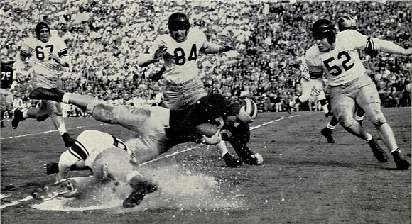 1950 Season-California: Don Dufek Sr. (30) and Thomas Johnson (76)