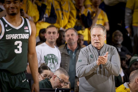 Michigan State Head Coach Tom Izzo