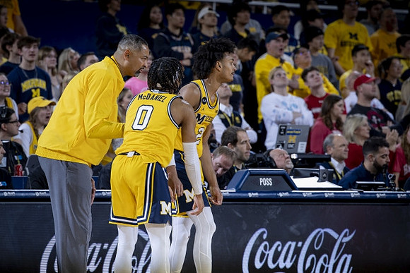 Juwan Howard, Dug McDaniel (0), and Kobe Bufkin (2)