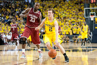 Spike Albrecht (2) and Tim Hardaway Jr. (10)