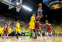 Jordan Morgan (52) and Glenn Robinson III (1)