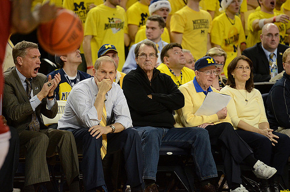 Jeff Meyer, John Beilein, and Lloyd Carr