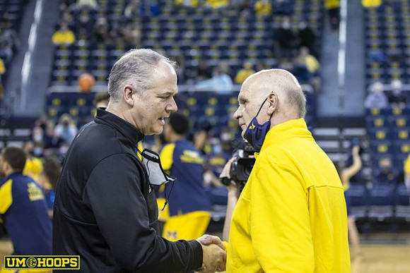 Rutgers Head Coach Steve Pikiell and Phil Martelli