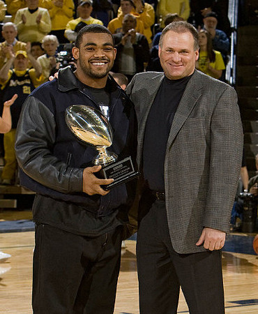 Brandon Graham and Rich Rodriguez