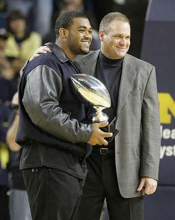 Brandon Graham and Rich Rodriguez